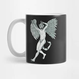 Little Devil on Pink Mug